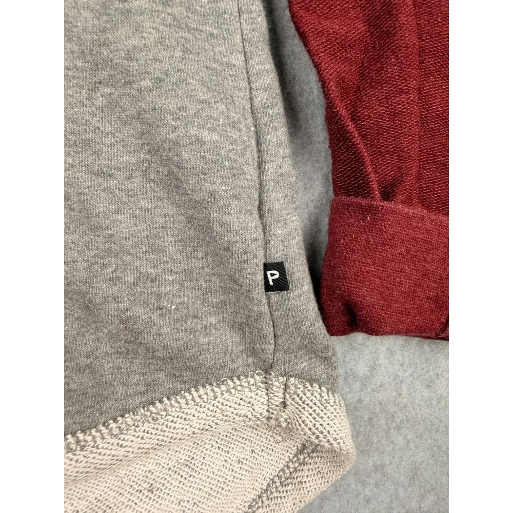 Pennant Sportswear Eastern Kentucky Raglan Sweatshirt Grey Maroon Medium